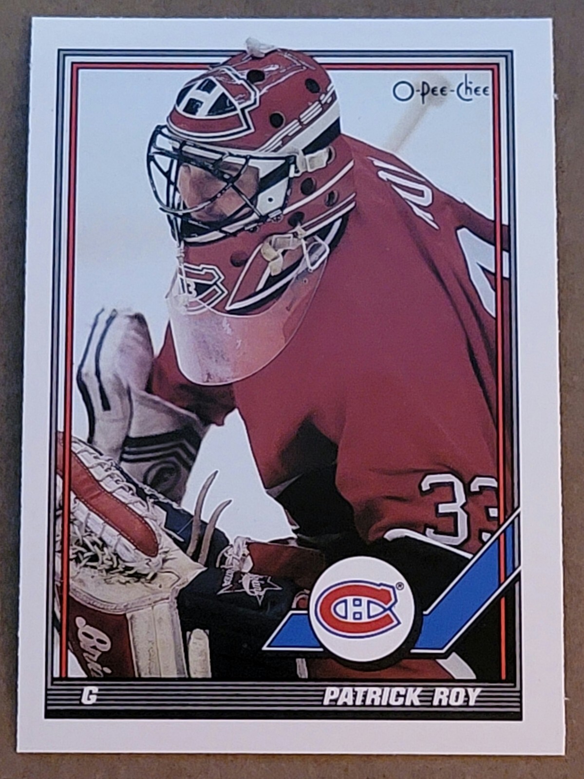 1991-92 O-Pee-Chee #413 Patrick Roy