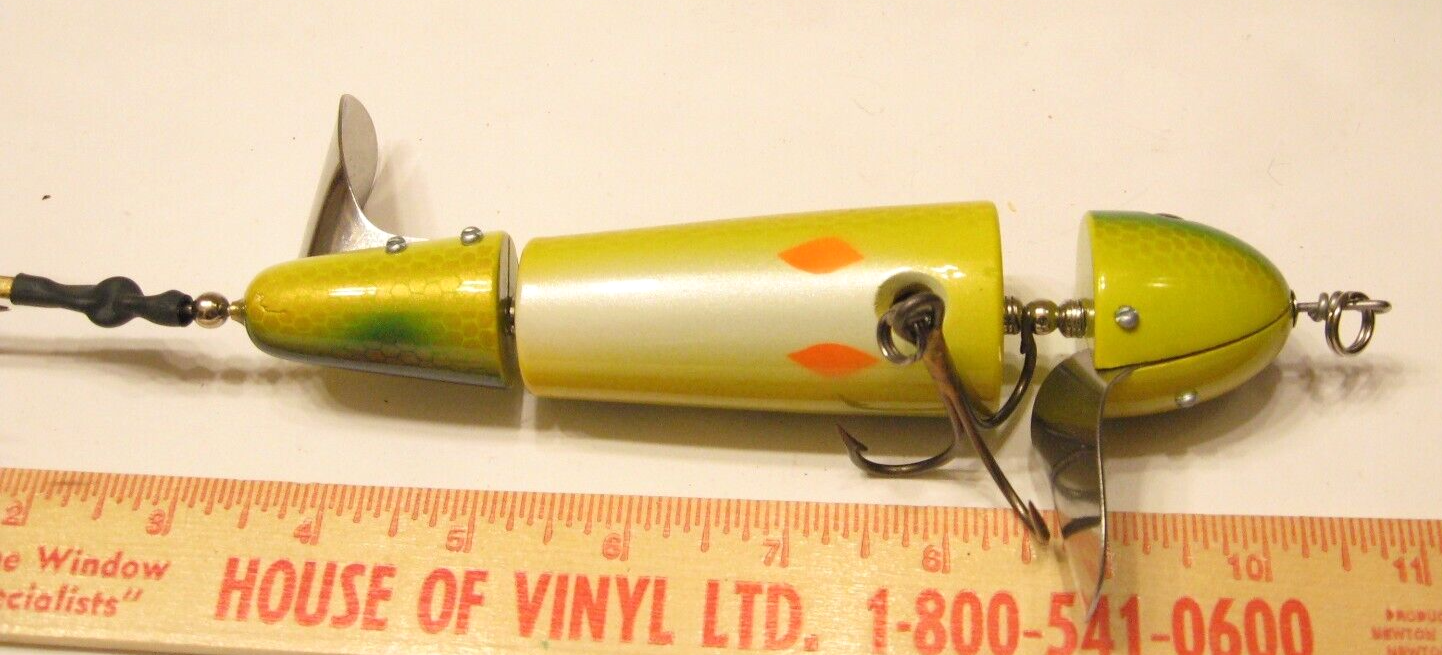 Lee Lures Tidal Wave Wood Musky Muskie Topwater Lure Used? eBay