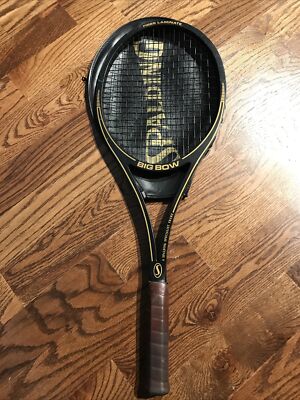 Raquette de tennis vintage Spalding Big Bow fibre stratifiée fabriquée