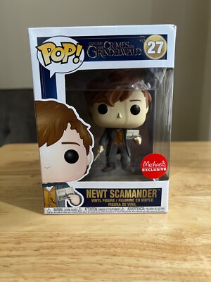 Funko POP! Fantastic Beasts Newt Scamander #27 Michael's Exclusive, Vinyl  NEW 889698354394|