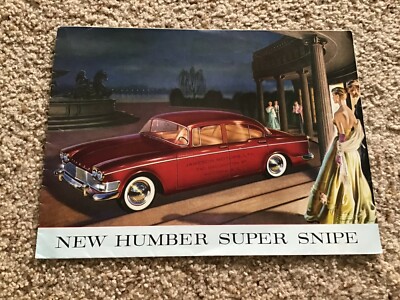 1960s  British Humber Super Snipe,  original dealership sales literature.