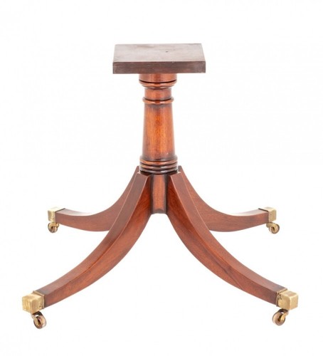 Regency Dining Table - Mahogany 2 Pedestal Period Antique - Picture 16 of 21