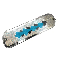 Custom Pro-Troll ProChip 8" Flasher - Salmon / Trolling - BLUE SHOCKWAVE