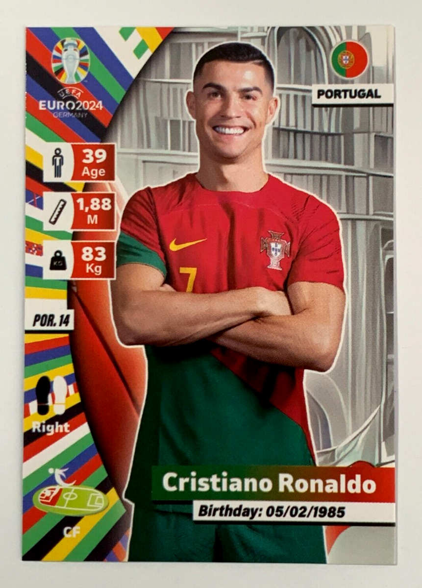 2024 UEFA EURO GERMANY EF Card #230 POR. 14 CRISTIANO RONALDO