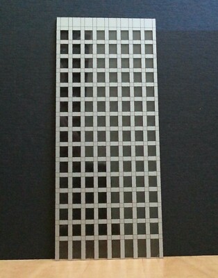 High Rise BUILDING FACADES 1:100 HO Scale,Architectural Model Kit,Grid Cladding 