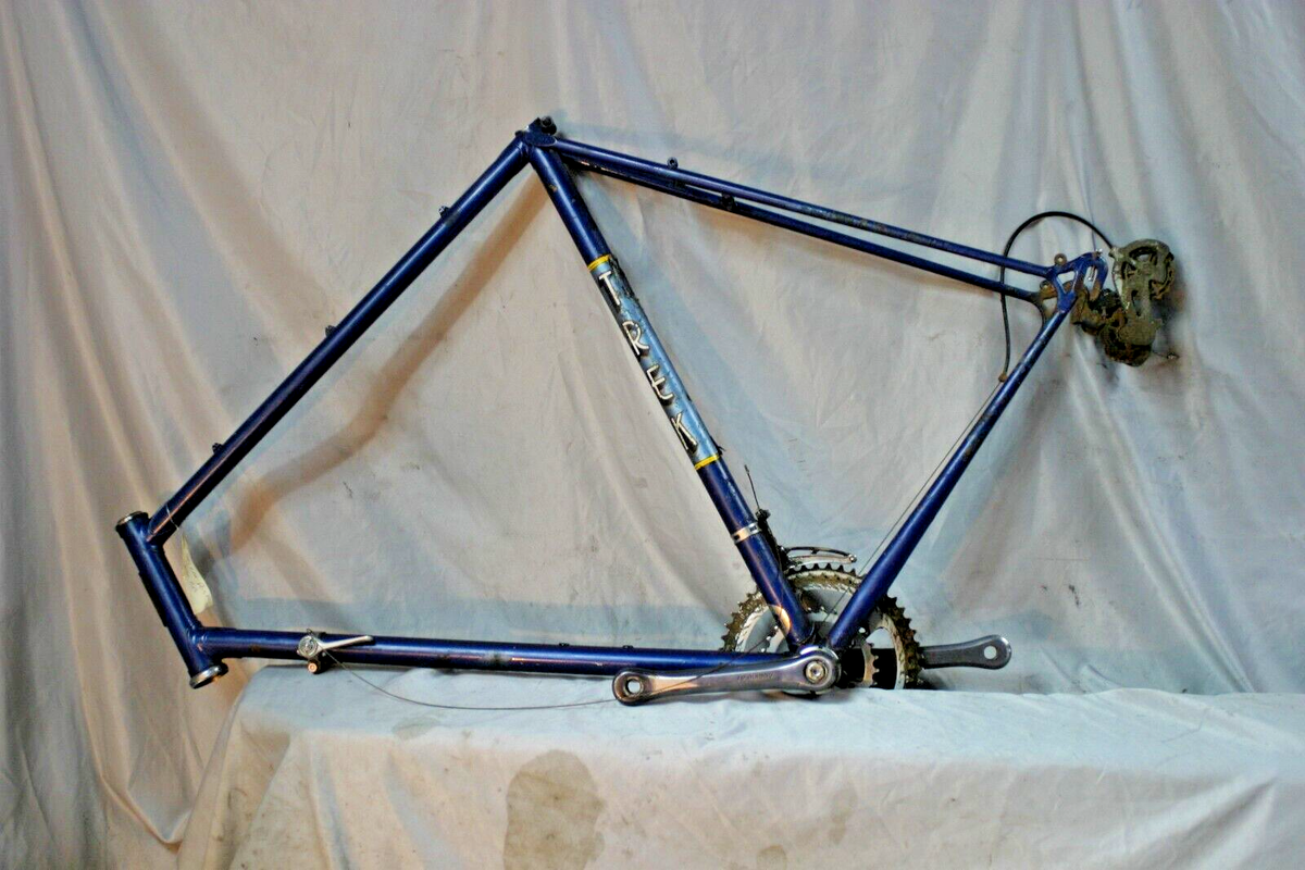 1981 Trek Road Bike Frame 62cm X-Large Lugged Butted Chromoly