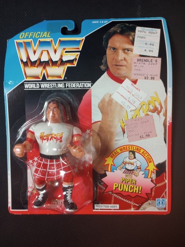 NEW 1990 Hasbro Titan Sports WWF Rowdy Roddy Piper...