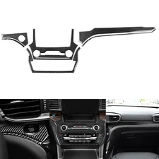 6Pcs Real Carbon Fiber Interior Dashboard Panel Trim For Ford Explorer 2020-2023