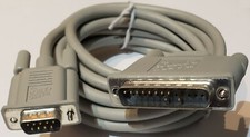 NEW Vintage Basic Cable 10ft Shielded Macintosh to Imagewriter I, DB9M-DB25M