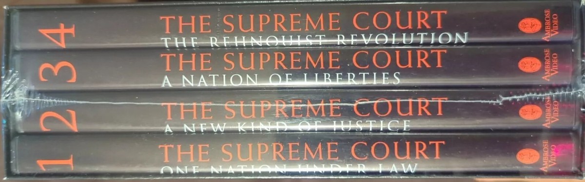 The Supreme Court Complete Series 4-disc DVD Set Multiple Format