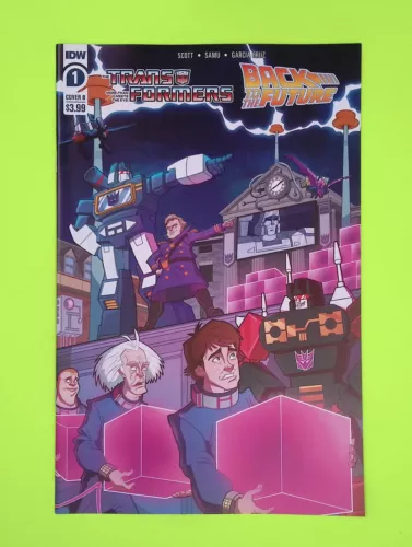 Transformers/Back to the Future #1b 2020 IDW Publishing Variant A70-101