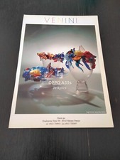 1992 VENINI VETRO "SOGNI INFRANTI" DESIGN MARIO BELLINI VINTAGE AD PUBBLICITA