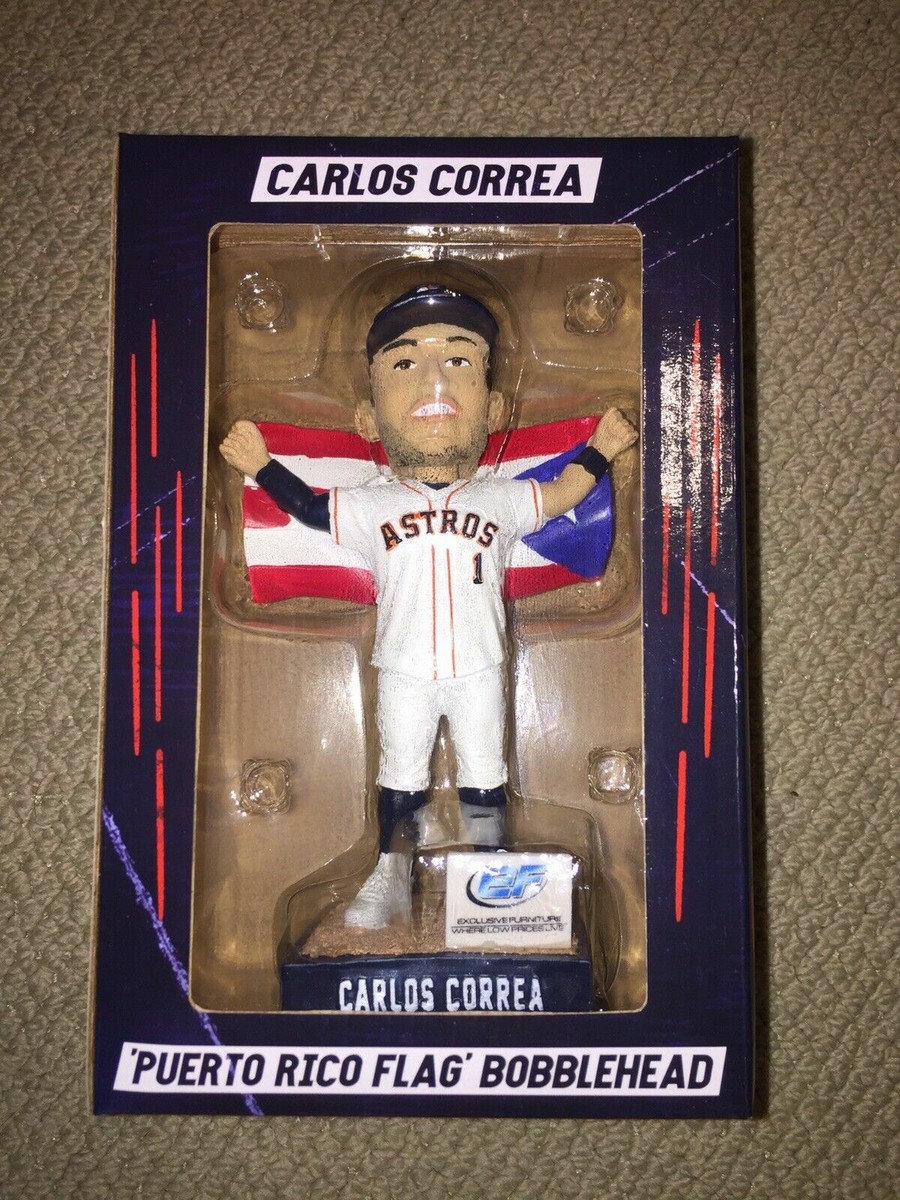 アストロズ　カルロスコレア　プエルトリコ国旗 ボブルヘッド アストロズ カルロスコレア プエルトリコ国旗 ボブルヘッド