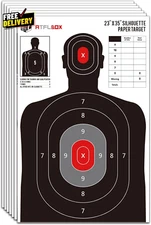 Silhouette Paper Target for the Range 23X35 Inch Target Paper for Indoor and O..