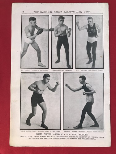 Gazzetta della polizia 31 marzo 1917 giganti di New York tom Cowler - Foto 8 di 8