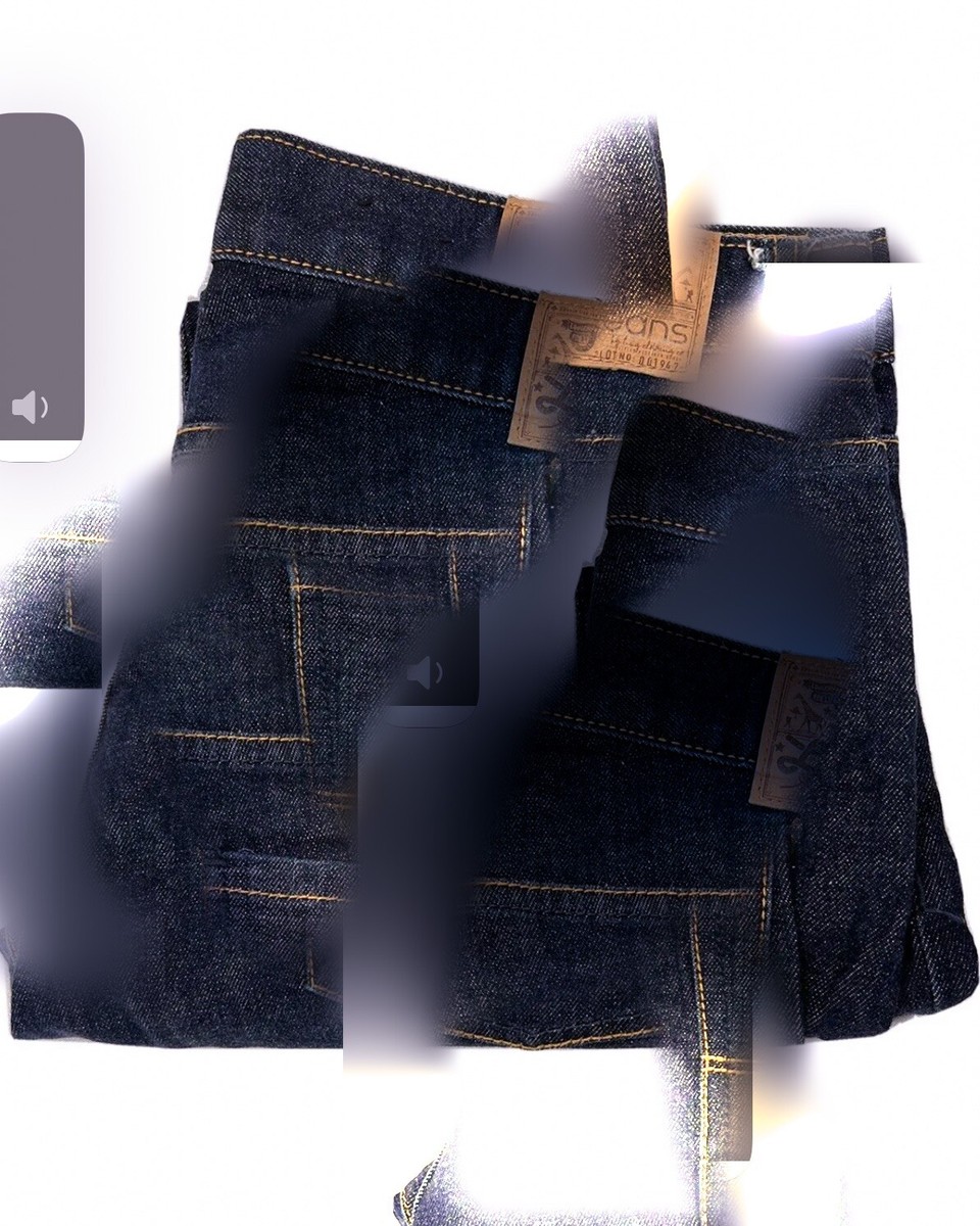 LRGeans Streetwear Straight Fit Denim Blue Jeans Mens 36x33 Blue