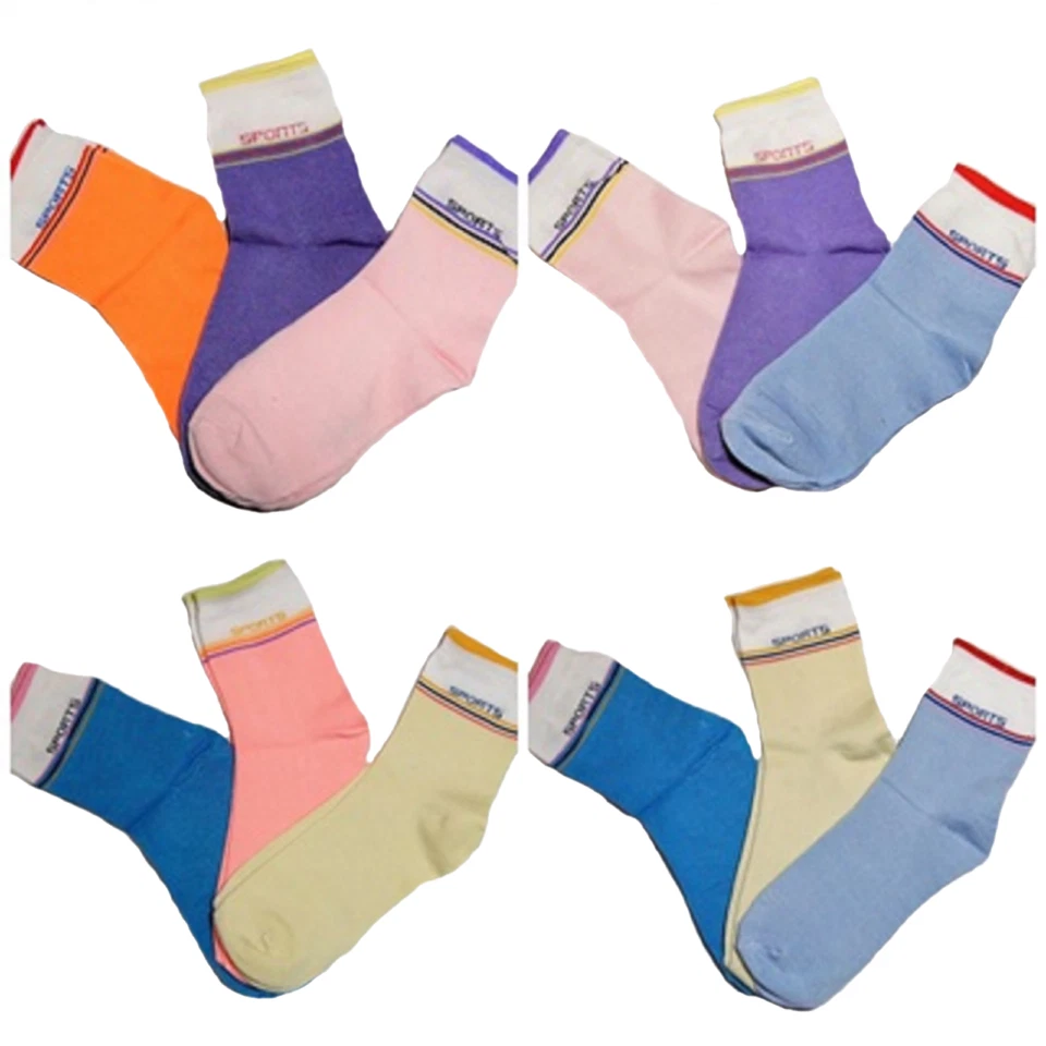 PESAIL Kinder Socken-Söckchen Mädchen Jungen Bunt 3er Set Gr. 39-42 neu
