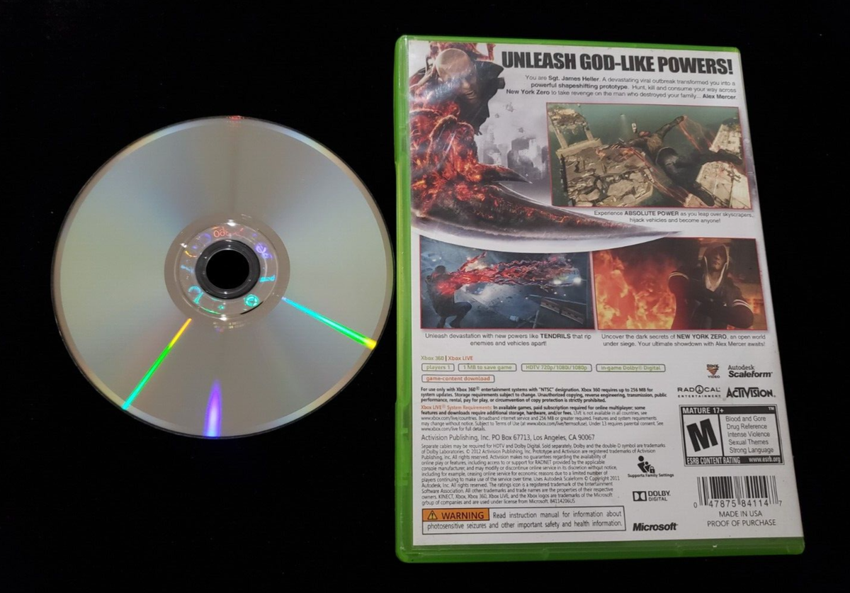 Prototype 2 (Microsoft Xbox 360, 2012) Complete w/ Manual Prototype 2 (Microsoft Xbox 360, 2012) Complete w/ Manual