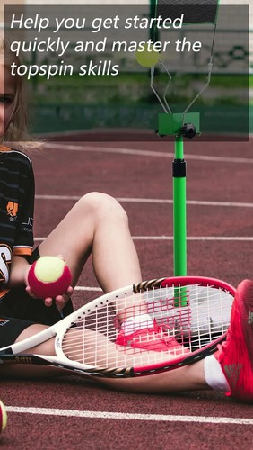 Professional Spin Tennis Trainer Adjustable Machine Ball Accessories Training - 第 9/16 張圖片