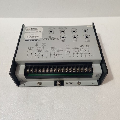 WOODWARD 2301A PART NO : 9907-014 REV F 2301A SPEED CONTROL USED