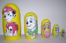 Puppy Patrol nesting doll handmade