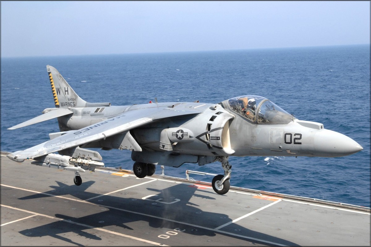 Poster, Many Sizes; U.S. Marine Corps Av-8B Harrier Attack