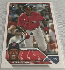2023 Topps Series 1 Baseball Jeter Downs Washington Boston Red Sox Rookie #165