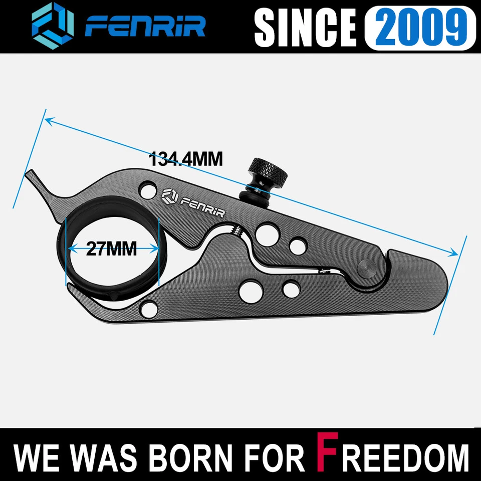 Universal CNC Motorcycle Throttle Lock Cruise Control Clamp Assist Cramp - Image 3 of 4
