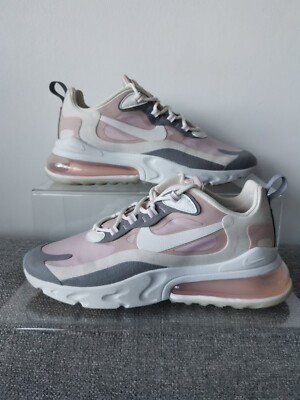 pink and grey nike react 270