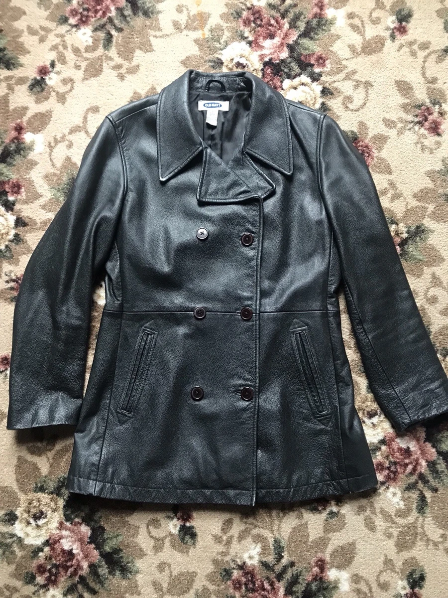 Old navy hotsell leather jacket womens