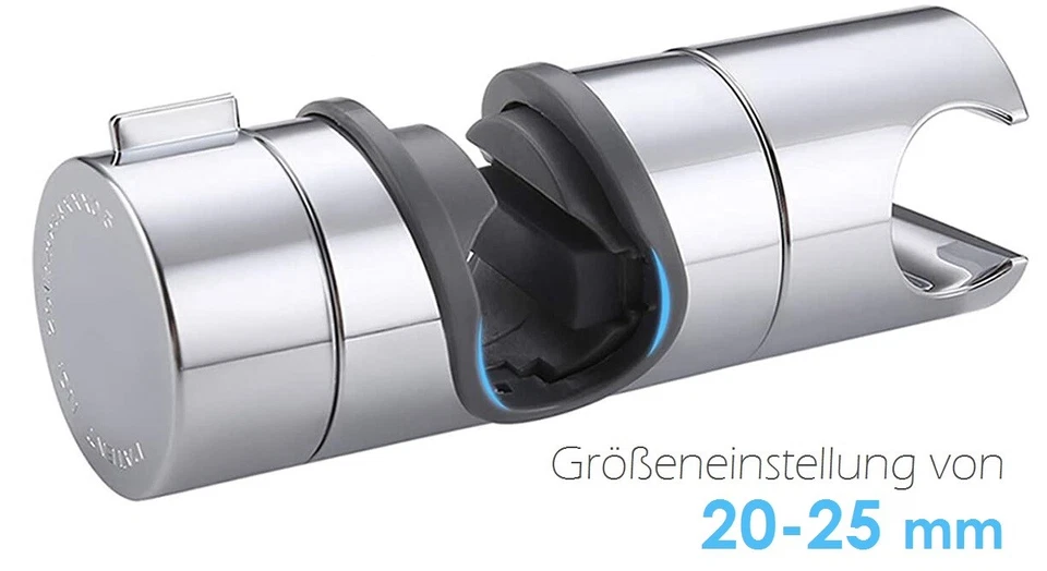 ALAKS Handbrause Halterung 20-25mm Brausehalter Duschkopfhalter Wandhalterung - Bild 3 von 4