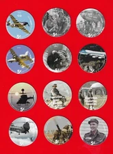 6th Print 2005 AAFES 5-10-25 Cent Pogs CH UNC Complete 38 Pcs Tray Fresh FREE SH