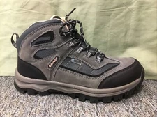 New Girl’s Hi-Tec 31437 Hillside Mid Waterproof Charcoal Hiking Shoe Size 6