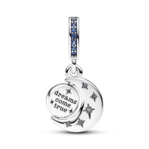 Funkelnder Drehender Mond PANDORA Charm-Anhänger  792979C01 - Bild 2 von 4