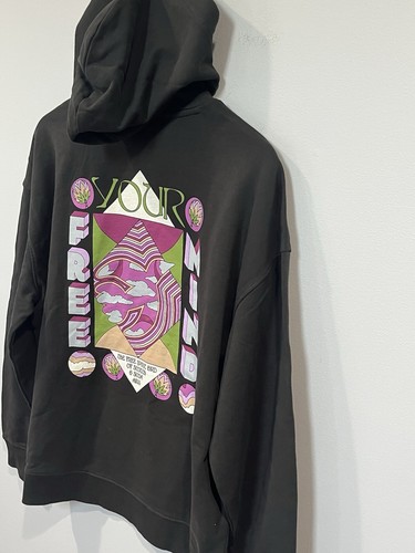 Scotch & Soda Amsterdam Hombres Free Your Mind Talla M Sudadera con Capucha Pullover Sudadera NUEVO - Imagen 8 de 11