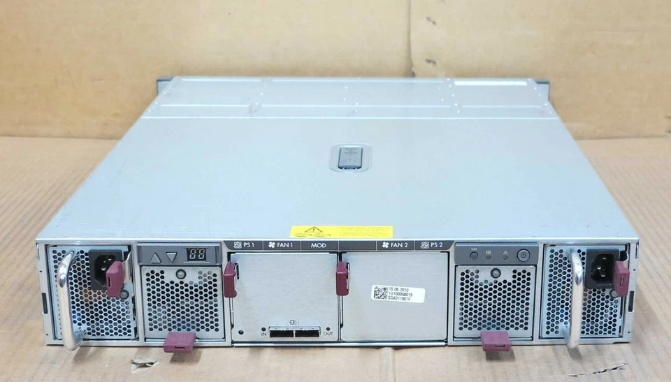 HP MSA60 Modular Smart Array 4x 1TB 3.5" HDD + 1x I/O Module 2x PSU 418408-B21 - Image 3 of 4
