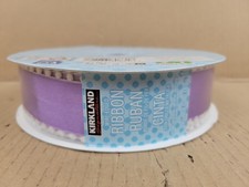 Kirkland Signature Wire Edged Ribbon - 50 Yards- Purple