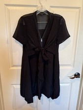 All Saints Silk Knee Length Dress Size 4