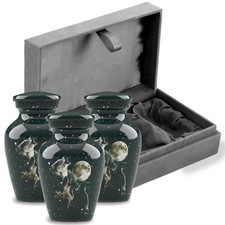 Forever Urns Mini Urn For Ashes Adult Male Female Set Of 3 Memorial Gifts Al