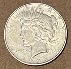 1926-D Peace Dollar Silver Coin - USA One Dollar - 100 Years Old