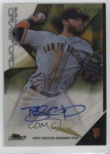 2015 Topps Finest Auto Gold Refractor 43/50 Brandon Crawford #FA-BC Auto 0b0