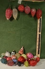 Large group (27)  of Christmas glass ornaments, 30's to 50's, mostley pine cones