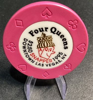 $2.50 Limited Edition Four Queens Downtown Las Vegas Snapper 1995 Obsolete
