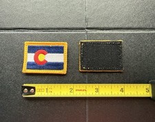 Colorado Small Custom Flag Patch - High Quality Made In USA