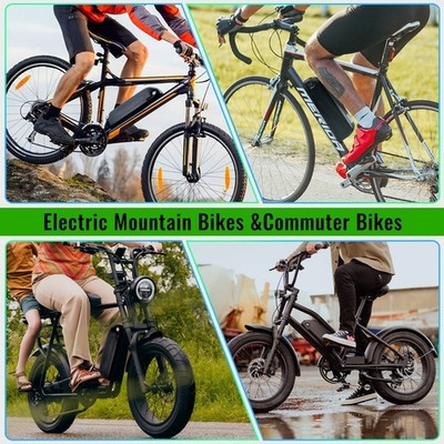 52V 48V 36V 10Ah/13Ah/15Ah/20Ah Ebike Lithium Battery For 200W