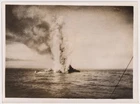 Original WW2 Press Photo 1940 Italian Cruiser Bartolomeo Colleoni Sinking #g121