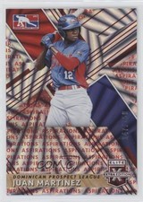 2019 Panini Elite Extra Edition Aspirations Red 147/150 Juan Martinez #206 s3g