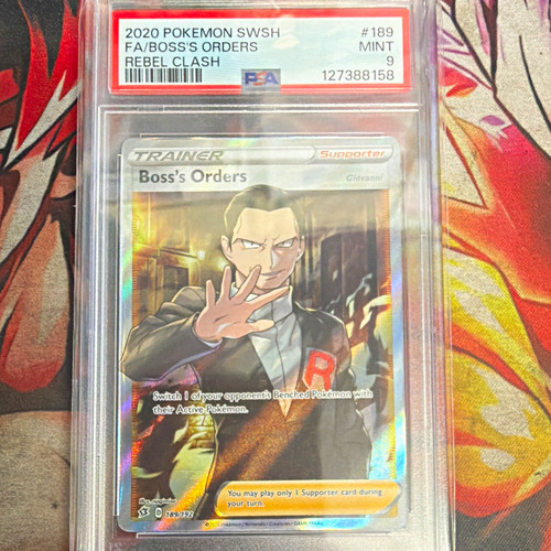 Boss's Orders graded PSA 9 for sale on eBay