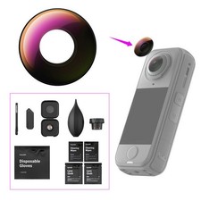 HD Lens Glass For Insta360 X4 Air Sports Camera Lens Replacement w/Cleaning Tool