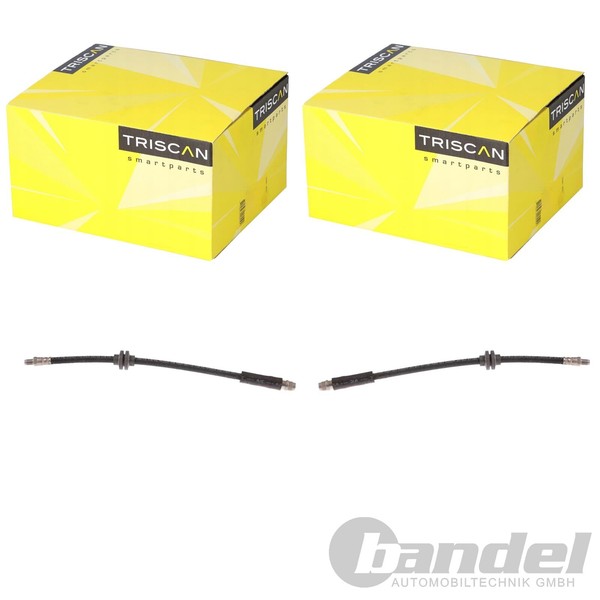 2X Triscan Bremsschlauch BremsschlÄUche Vorne Passend FüR Chevrolet Aveo-image